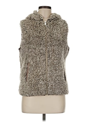 CoffeeShop Faux Fur Vest (view 1)