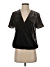 Splendid Black Short Sleeve Blouse Size S - photo 1