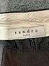 Sandro Chevron-herringbone Black Dress Pants Size EU (FR) 36 / US 4 - photo 7