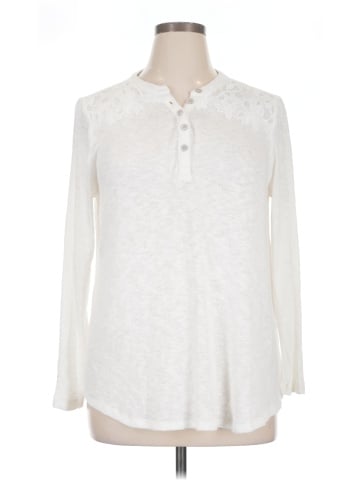 C established 1946 Long Sleeve Henley (view 1)