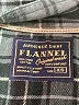 Flannel 100% Cotton Plaid Blue 3/4 Sleeve Button-Down Shirt Size XS (0) - photo 7