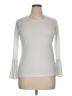 MICHAEL Michael Kors 100% Polyester Ivory Long Sleeve Top Size XL - photo 1