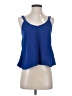 Grass Collection Blue Sleeveless Blouse Size PEstimated - photo 1