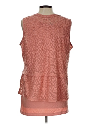 LOGO by Lori Goldstein Sleeveless Blouse (view 2)