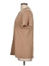 Unbranded Tan Short Sleeve Blouse Size L - photo 5