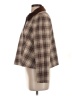Zara 100% Cotton Plaid Brown Jacket Size S - photo 5