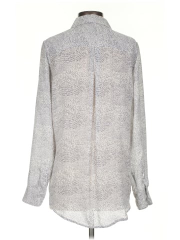 Equipment Long Sleeve Silk Top (view 2)