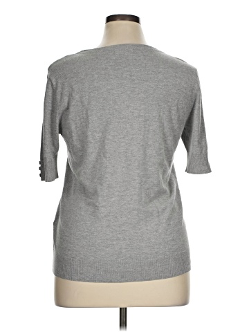 New York & Company 3/4 Sleeve T-Shirt (view 2)