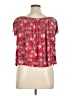 No Comment Red Short Sleeve Blouse Size XL - photo 2