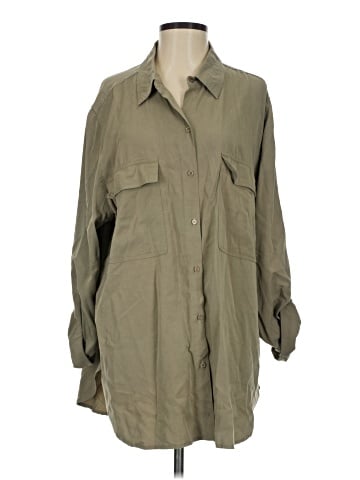 Dress Forum 3/4 Sleeve Button-Down Shirt (view 1)