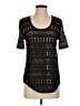 Wolven Black Short Sleeve Top Size XS - photo 1