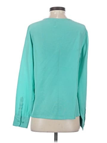 Equipment Long Sleeve Blouse (view 2)