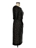 Connected Apparel Chevron-herringbone Black Cocktail Dress Size 6 - photo 4