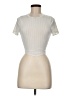 Love J Ivory Short Sleeve Turtleneck Size M - photo 1