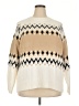 Ann Taylor Chevron-herringbone Tan Pullover Sweater Size XXL - photo 1