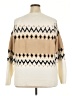 Ann Taylor Chevron-herringbone Tan Pullover Sweater Size XXL - photo 2