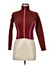 Fabletics Color Block Burgundy Track Jacket Size M - photo 1