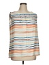 Ann Taylor LOFT Outlet 100% Polyester Ivory Sleeveless Blouse Size XL - photo 1