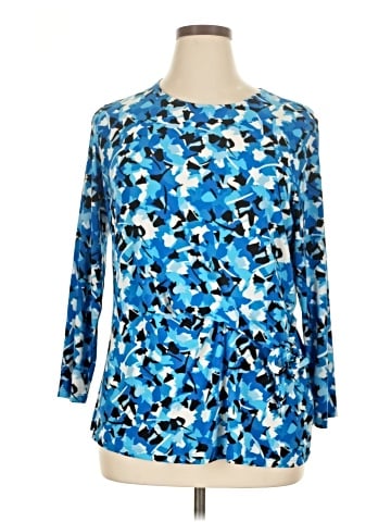 Kasper 3/4 Sleeve Blouse (view 1)