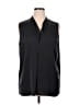 CAbi 100% Polyester Black Sleeveless Blouse Size XL - photo 1