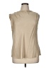 Vince. Tan Sleeveless Silk Top Size XL - photo 1