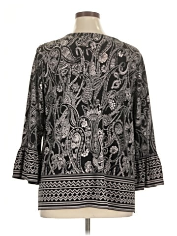 Kasper 3/4 Sleeve Blouse (view 2)