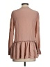ALLSAINTS 100% Silk Tan Long Sleeve Silk Top Size S - photo 2