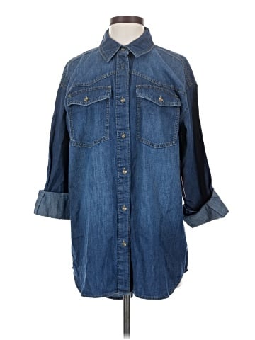 SOFIA 3/4 Sleeve Button-Down Shirt (view 1)