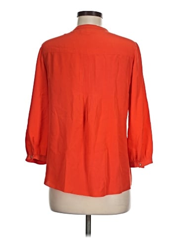 Broadway & Broome 3/4 Sleeve Silk Top (view 2)