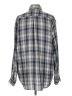 12th Tribe Plaid Gray Long Sleeve Button-Down Shirt Size L - photo 2