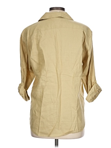 Lauren by Ralph Lauren 3/4 Sleeve Button-Down Shirt (view 2)