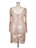 NANETTE Nanette Lepore Silver Cocktail Dress Size 14 - photo 2