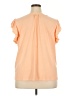 CeCe Orange Short Sleeve Top Size 2X - photo 2