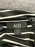 AGB Stripes Black Casual Dress Size 10 - photo 7