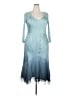 Komarov 100% Polyester Teal Casual Dress Size XL (4) - photo 1
