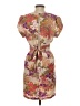 Darling 100% Polyester Floral Tan Cocktail Dress Size S - photo 2