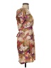 Darling 100% Polyester Floral Tan Cocktail Dress Size S - photo 4