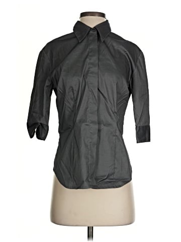 Express 3/4 Sleeve Button-Down Shirt (view 1)
