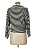Ramy Brook Stripes Black Pullover Sweater Size L - photo 2
