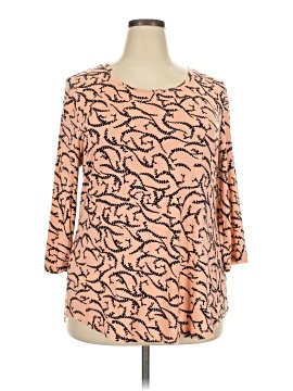 Jm Collection 3/4 Sleeve Blouse