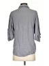 Express 100% Rayon Gray 3/4 Sleeve Button-Down Shirt Size S - photo 2