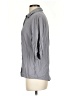 Express 100% Rayon Gray 3/4 Sleeve Button-Down Shirt Size S - photo 5