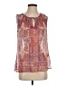 Ecru Red Sleeveless Blouse Size S - photo 1