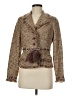 Teri Jon by Rickie Freeman Tweed Brown Jacket Size 6 - photo 1