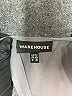 Warehouse 100% Polyester Color Block Gray Casual Dress Size UK 12 / US 8 - photo 7