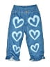 Shein Hearts Blue Jeans Size 12-18 mo - photo 1