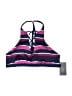 Jag Stripes Purple Swimsuit Top Size M - photo 1