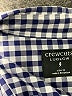 Crewcuts Checkered-gingham Blue Long Sleeve Button-Down Shirt Size 6 - photo 3