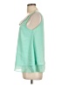 Hot & Delicious 100% Polyester Green Sleeveless Blouse Size L - photo 5