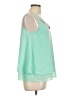 Hot & Delicious 100% Polyester Green Sleeveless Blouse Size L - photo 4